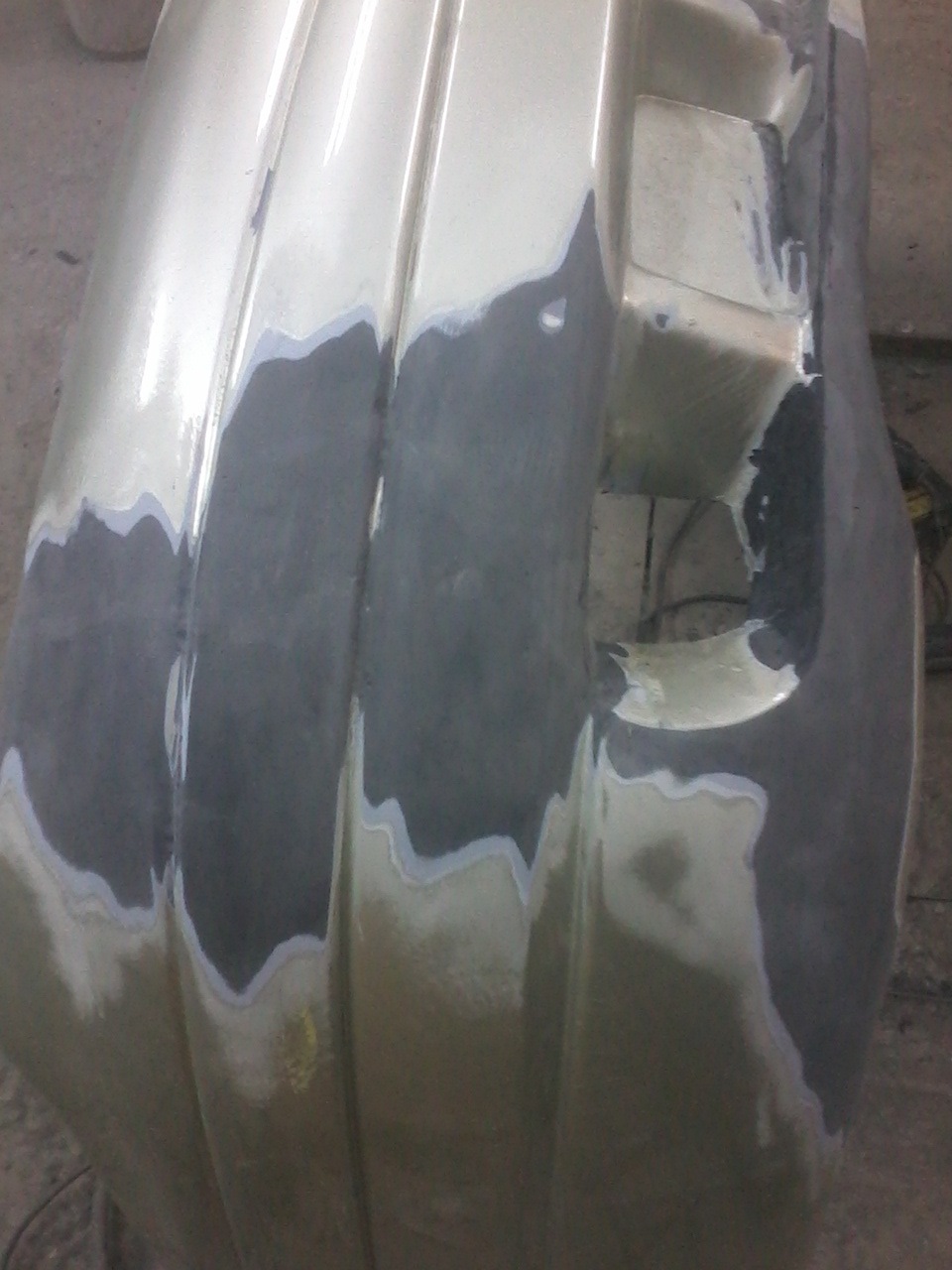 Ремонт переднего бампера ВАЗ 2110м — DRIVE2