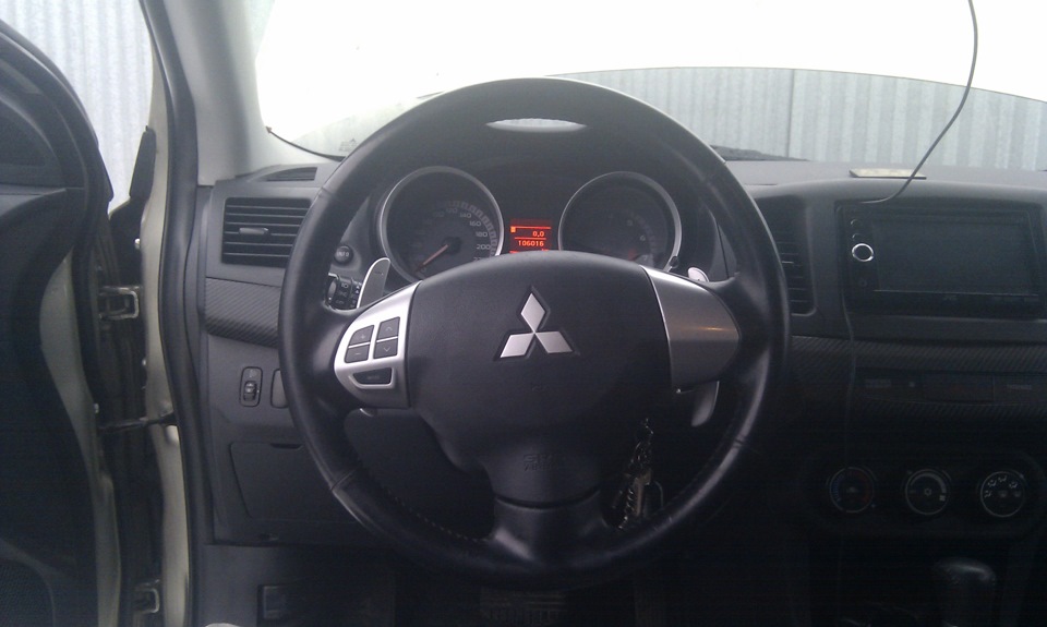 Мульти руль — Mitsubishi Lancer X, 1,8 л., 2008 года | своими руками ...