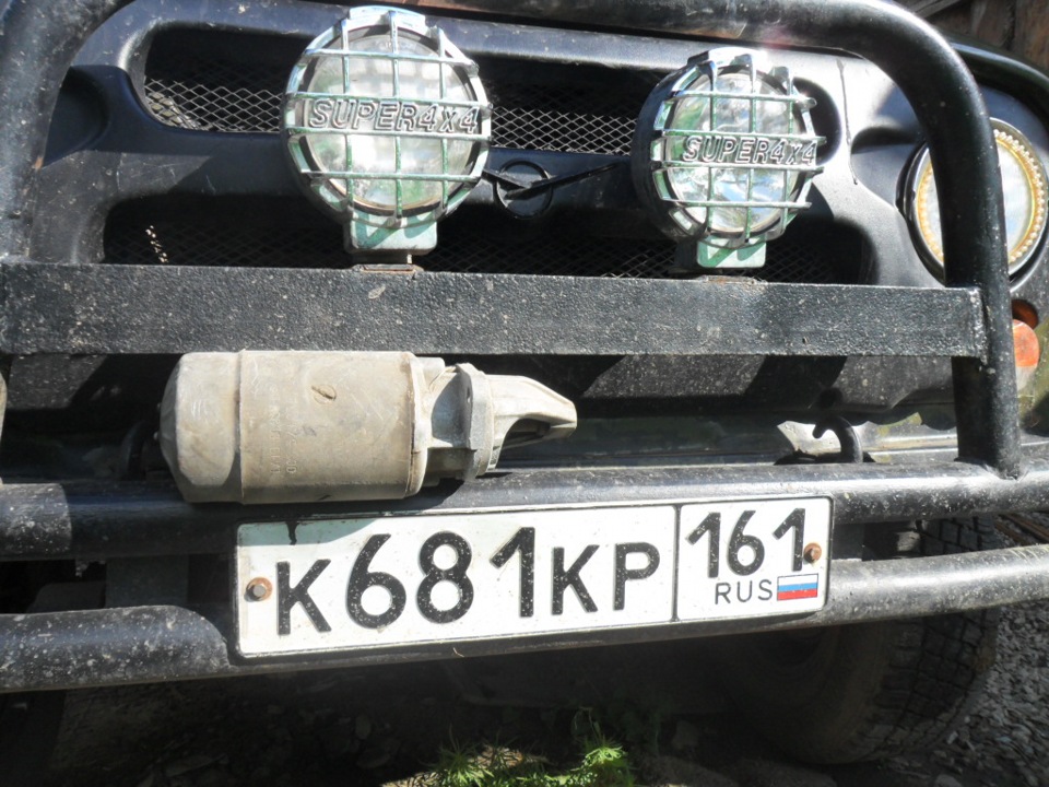 Кронштейн крепления лебедки “Спрут” на УАЗ-469, Хантер