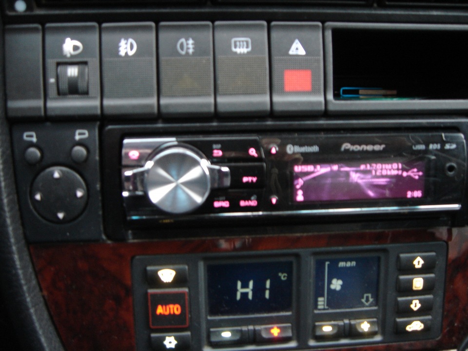 Плавное включение подсветки панели. — Audi 100 Avant (C4), 2 л, 1994 ...