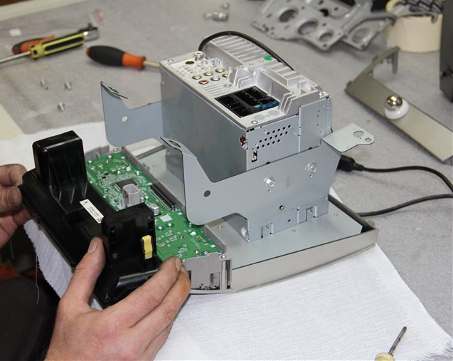 снятие крышки климата — Toyota Camry (XV40)