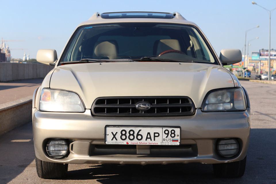 Полировка фар и покрытие лаком — Subaru Legacy Outback (BE, BH), 3 л ...