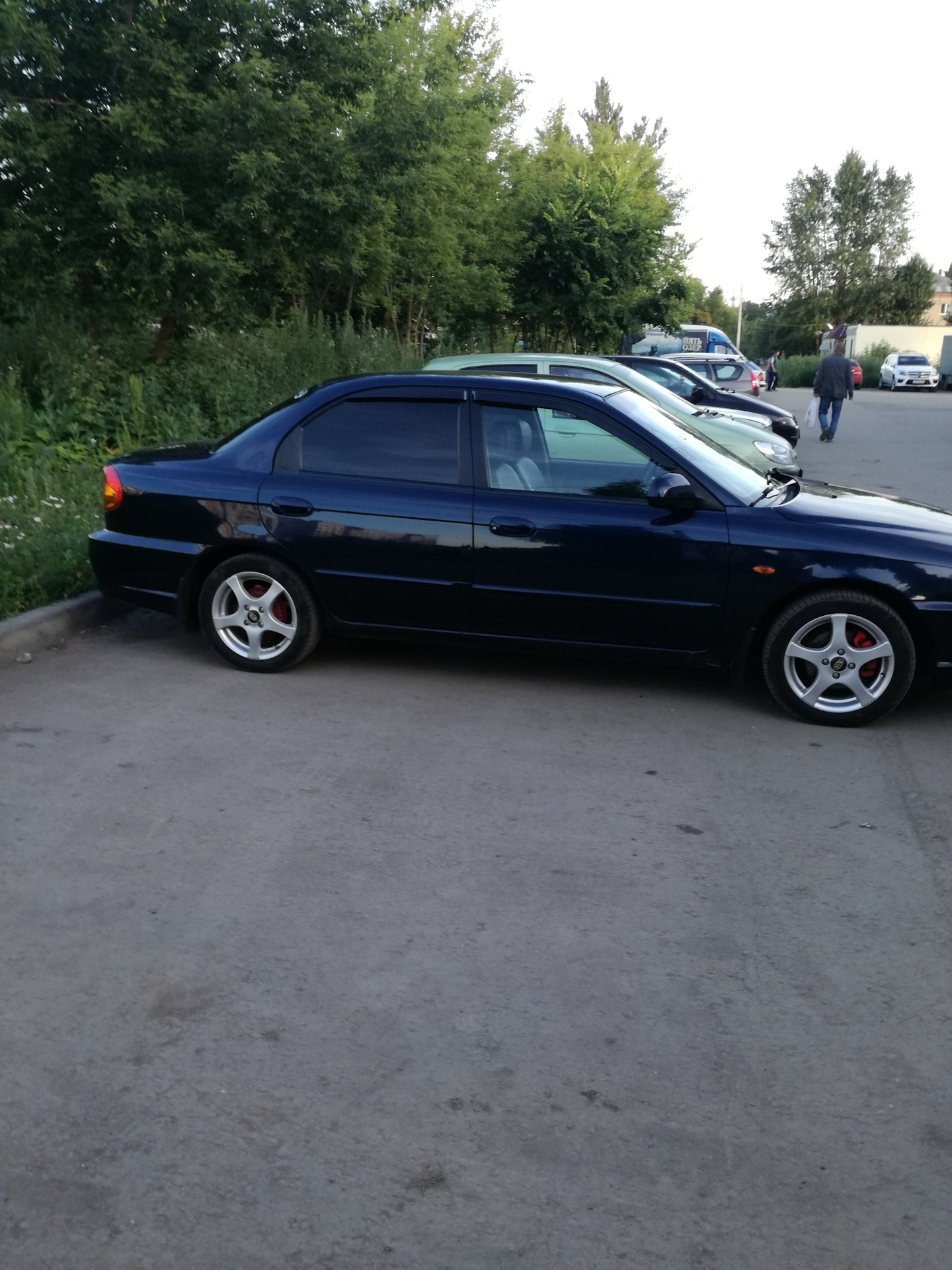 Дефлекторы — KIA Spectra, 1,6 л, 2008 года | стайлинг | DRIVE2