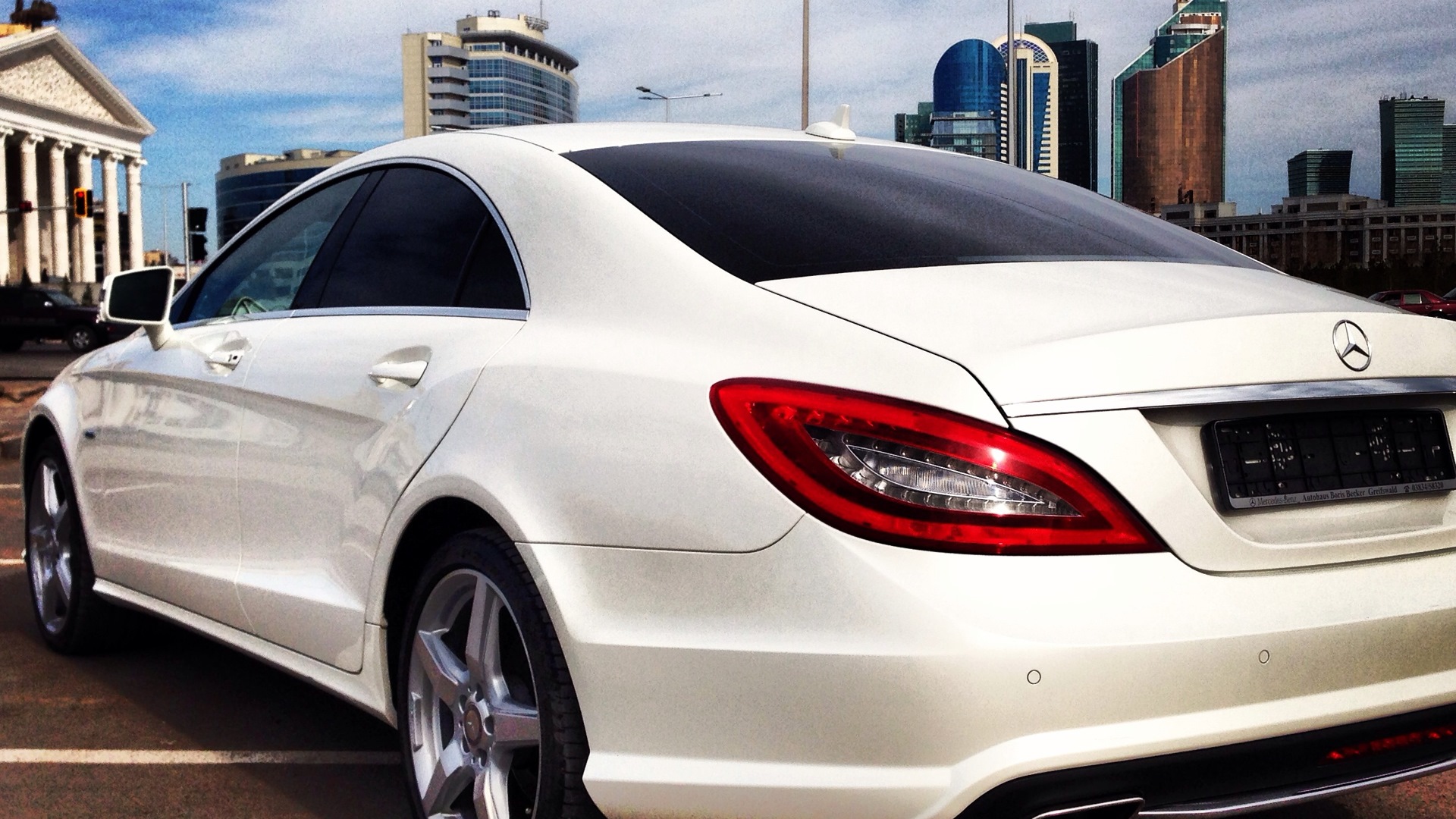 Мерседес CLS 350 алмазная крошка