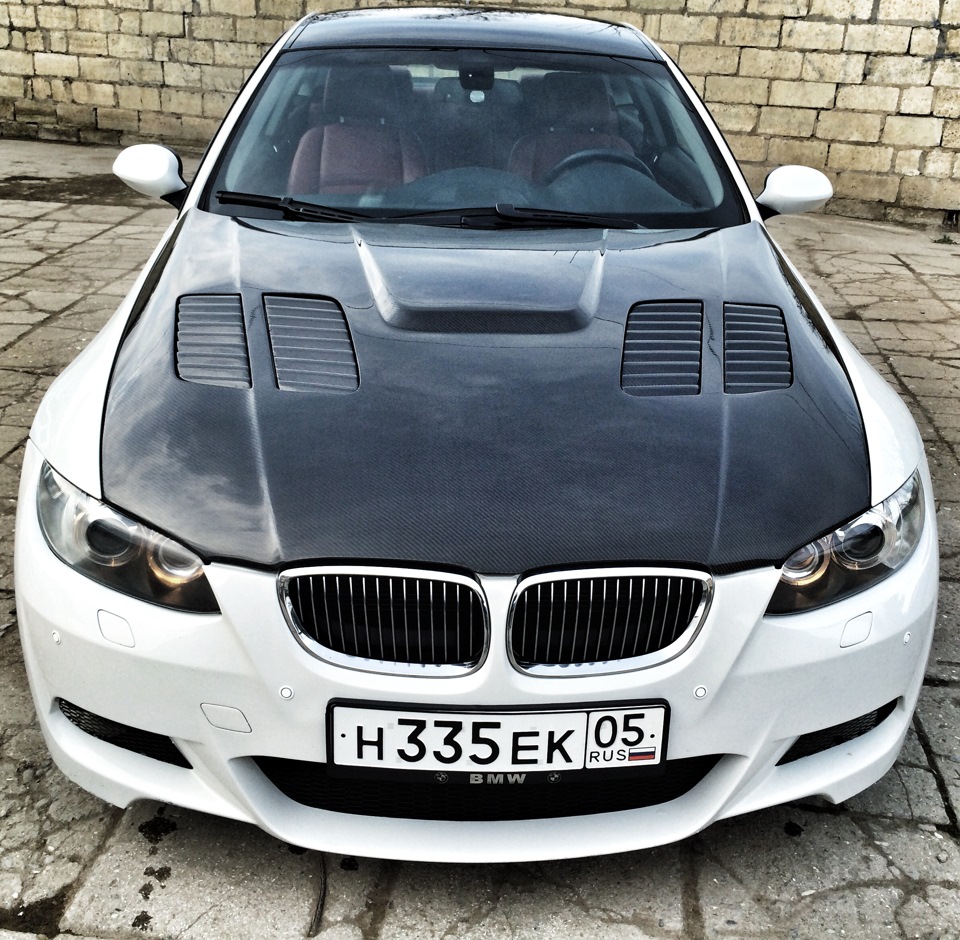 Карбоновый капот SEIBON GTR-style — BMW 3 series Coupe (E92), 3 л, 2009  года | тюнинг | DRIVE2