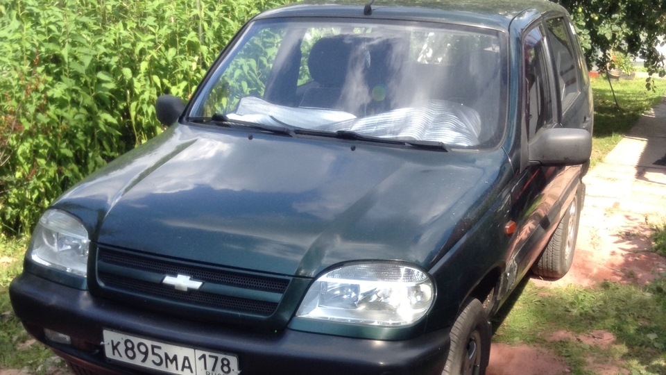 Chevrolet Niva 1.7 бензиновый 2005 | зеленый зверь на DRIVE2