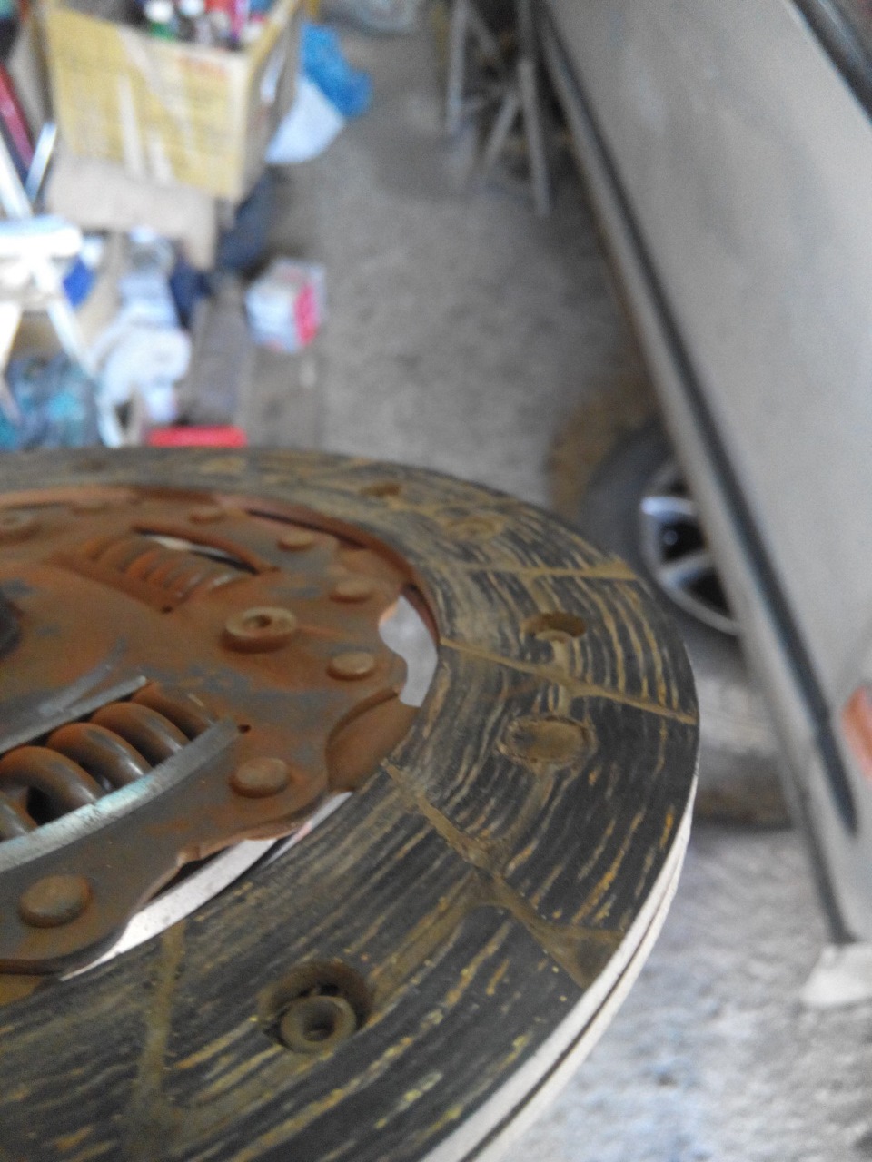 Старый диск сцепы — Honda Civic Hatchback (5G)