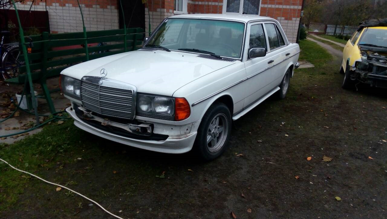 Мерседес w123 без бамперов