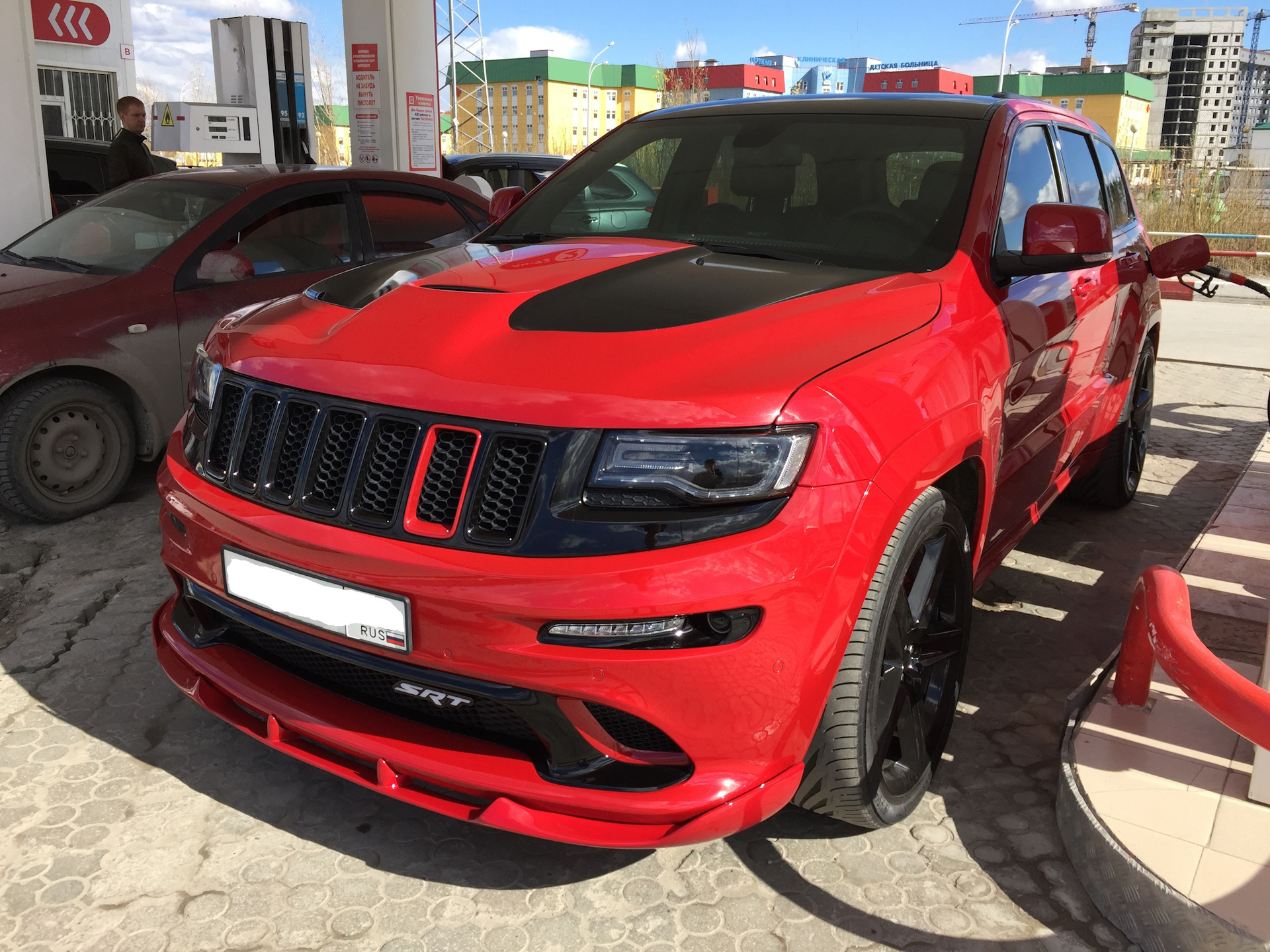 Jeep srt wk2 карбон салона