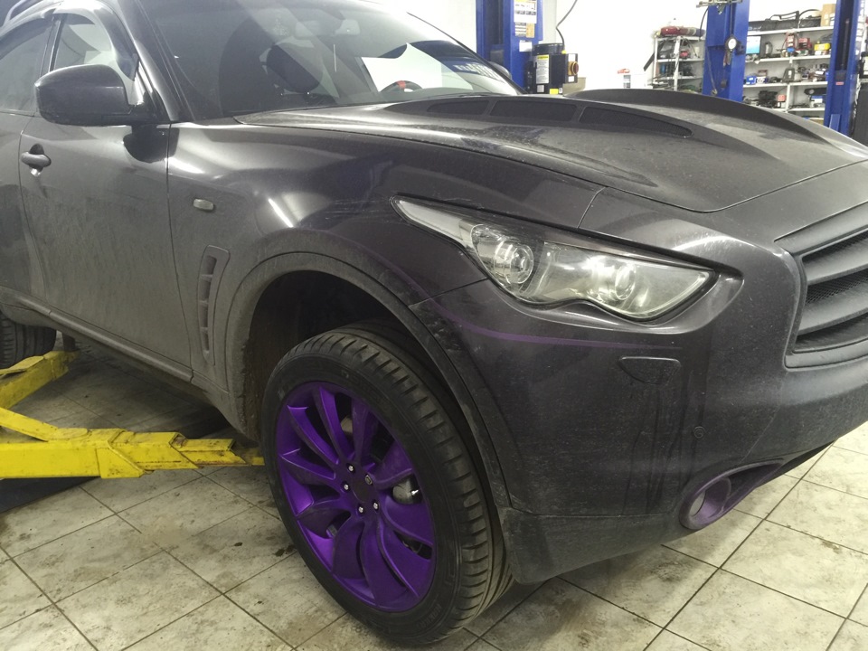 Переобулся на лето и РАЗГОН 140-240 км/ч — Infiniti QX70, 3,7 л, 2014 ...
