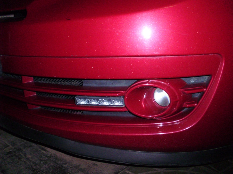 Дневные ходовые огни DRL — Hyundai Coupe (GK), 2 л, 2008 года ...