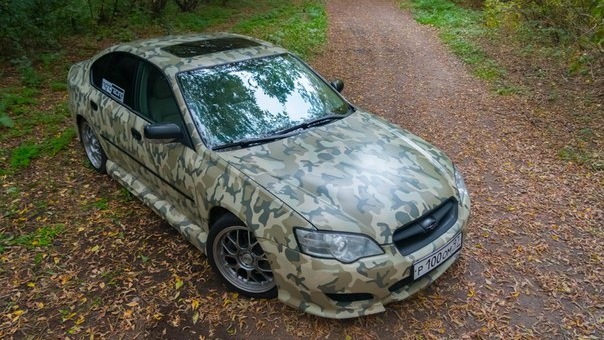 Subaru Legacy камуфляж