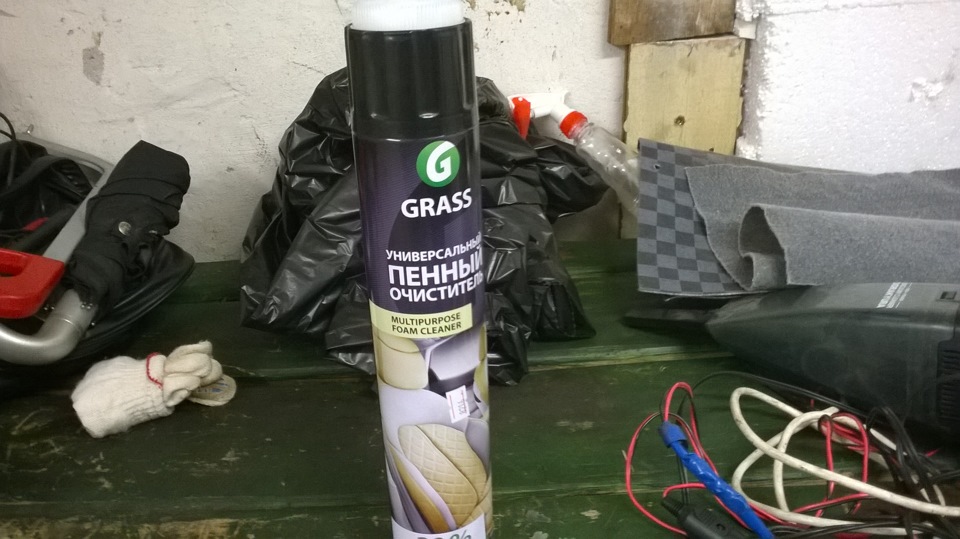 [Пенный очиститель салона Grass] — Hyundai Solaris (1G), 1,4 л, 2013 ...