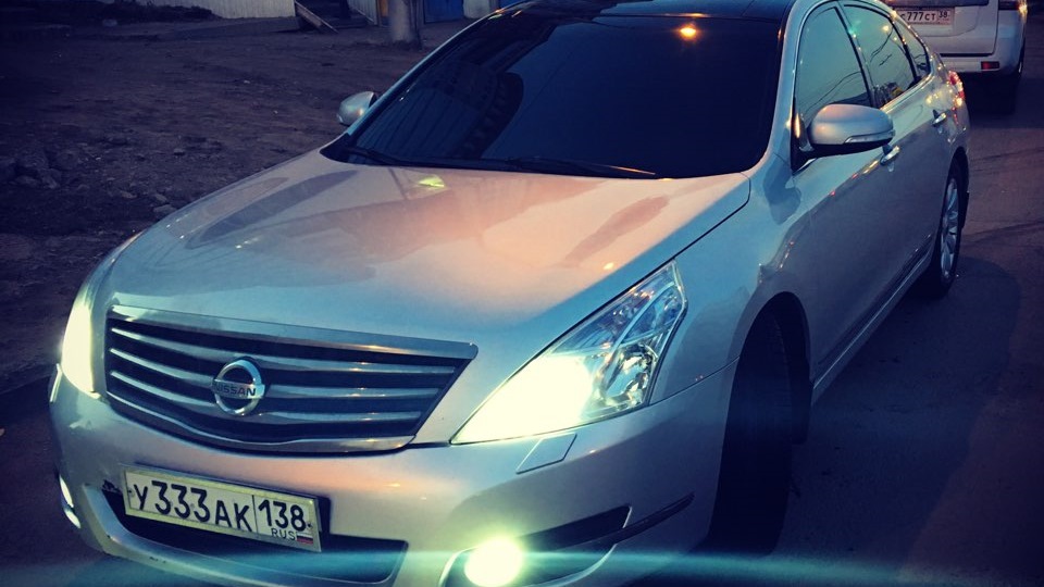 Форсунки омывателя лобового стекла — Nissan Teana (J32), 3,5 л., 2009 ...