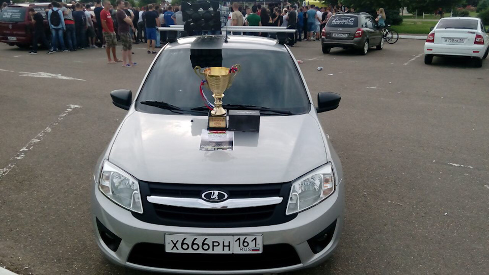 Сезон открыт) — LADA Гранта, 1,6 л., 2016 года | автозвук | DRIVE2