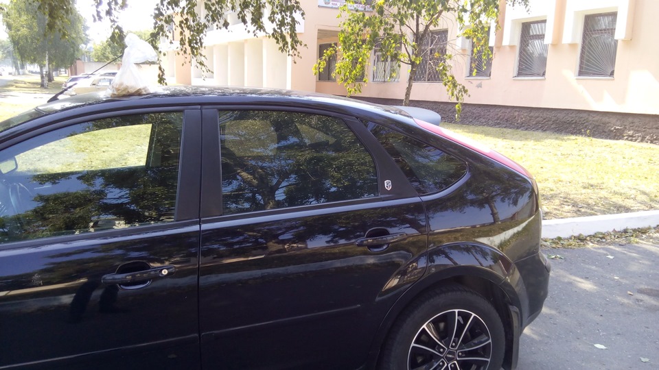 Автошторки + ресницы своими руками — Ford Focus II Hatchback, 2 л, 2006 ...