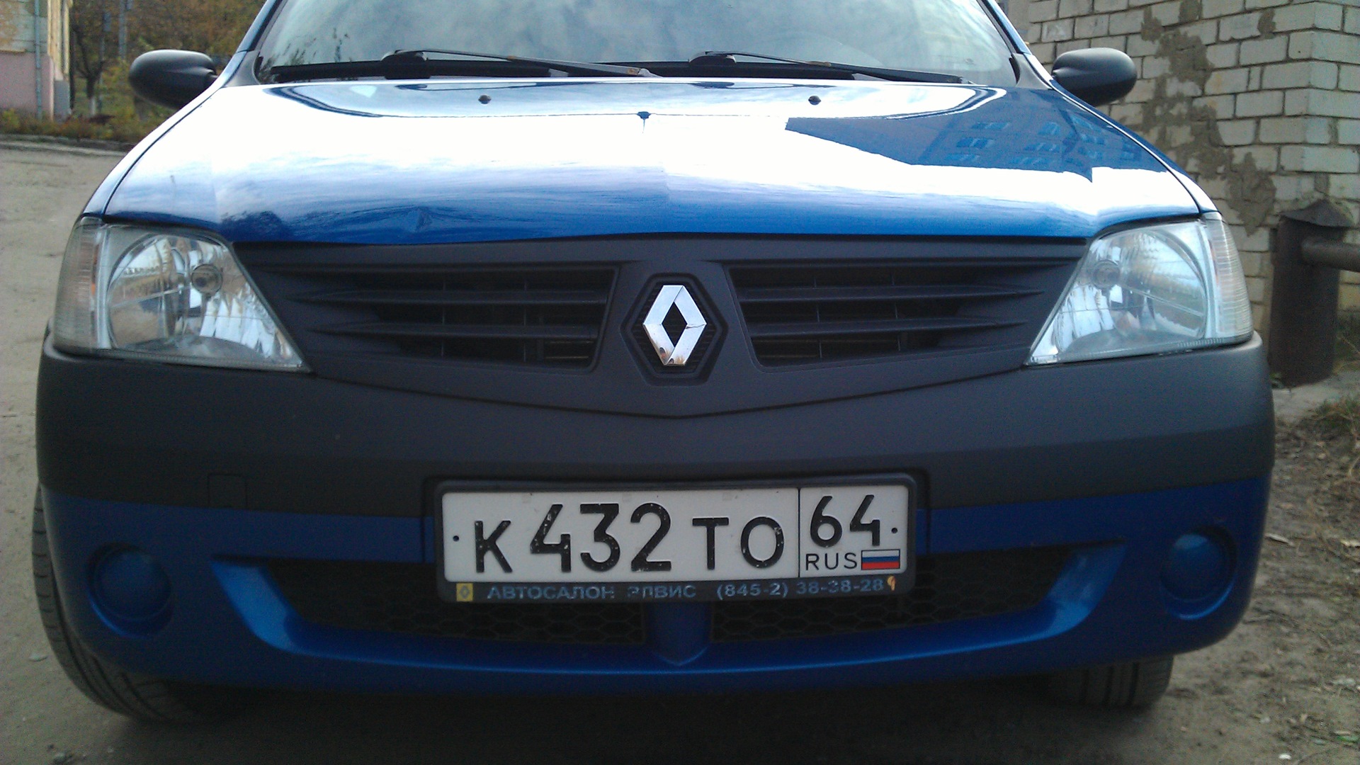 Renault Logan (1G) 1.6 бензиновый 2007 | Синий металлик 1.6 8v на DRIVE2