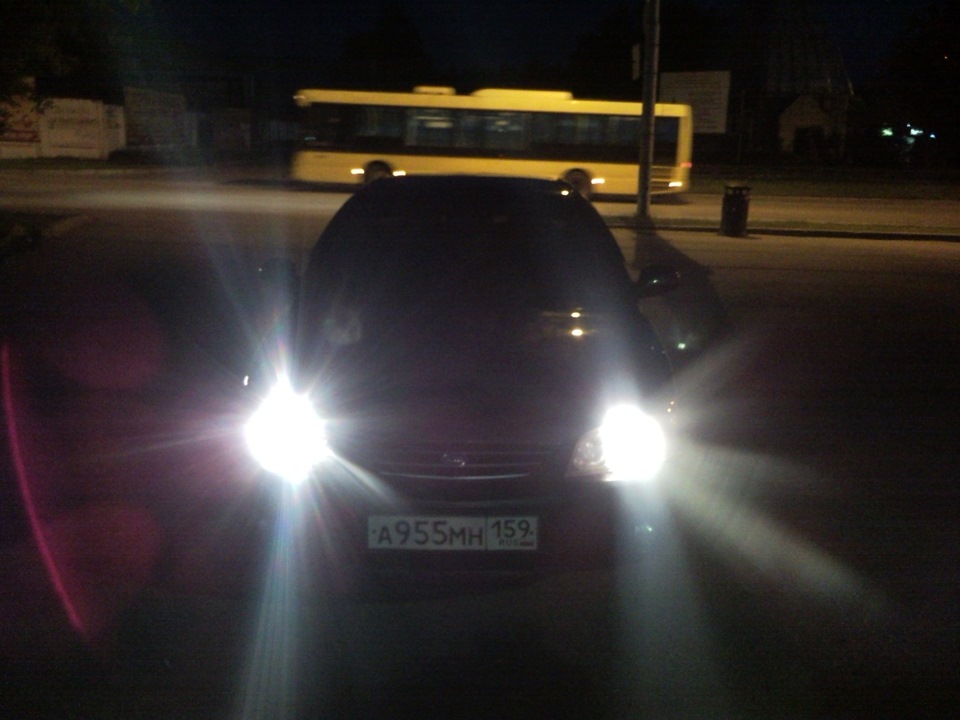 Лампы ближнего света и ПТФ — KIA Spectra, 1,6 л., 2007 года ...