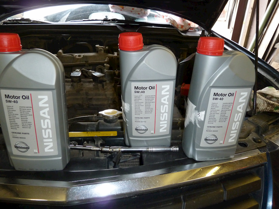 ниссан альмера классик масло в двигатель