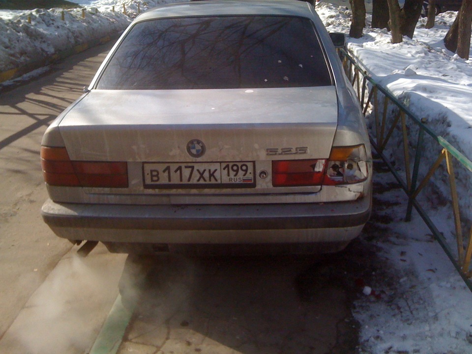 Осторожно, слепой за рулем( — BMW 5 series (E34), 2 л, 1990 года | ДТП ...