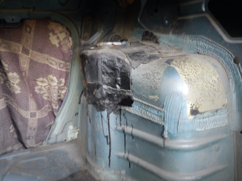 Ремонт задних колесных арок (часть 1) — Daewoo Nubira I, 1,6 л, 1998 ...