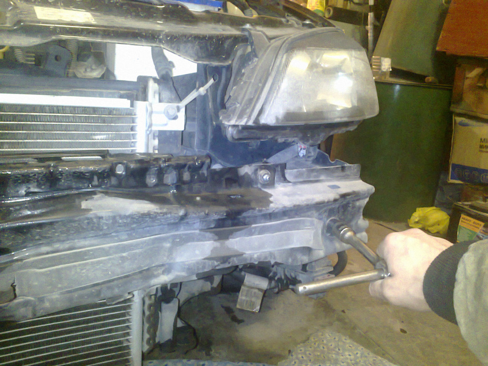 Далее снимаем сам усилитель — Opel Astra G