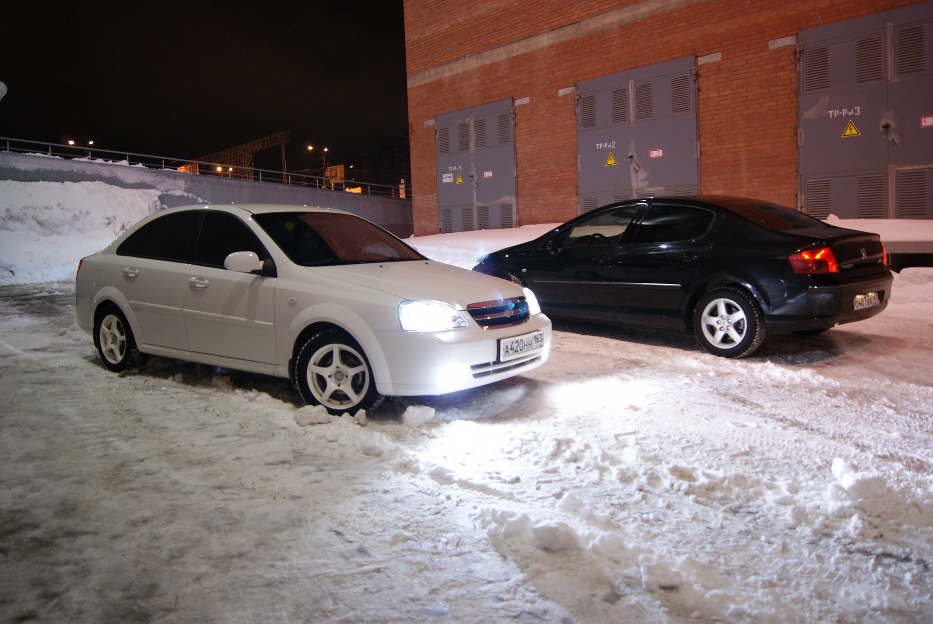 Chevrolet Lacetti седан зимой