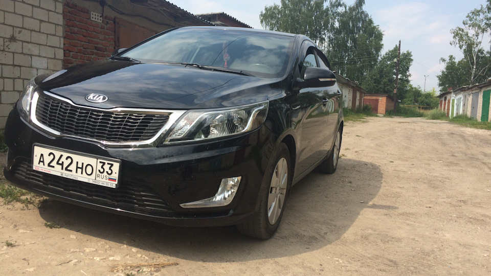 Замена резинок на гибридных дворниках KIA RIO — KIA Rio (3G), 1,6 л ...