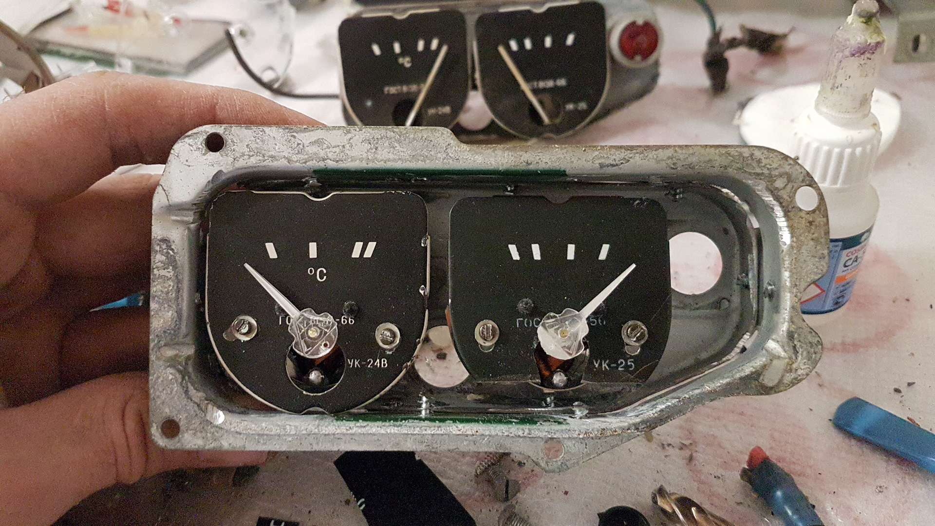 Модернизация и сборка приборного щитка (Ч2) - ГАЗ 21, 5,8 л, 1970 года своими ру