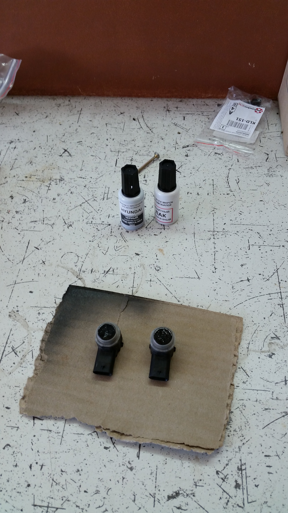 Покраска датчиков парковки. — DRIVE2