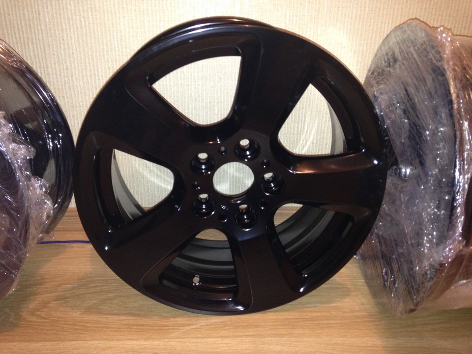 Опа black wheels style R17 — BMW 1 series (F20), 1,6 л, 2013 года ...