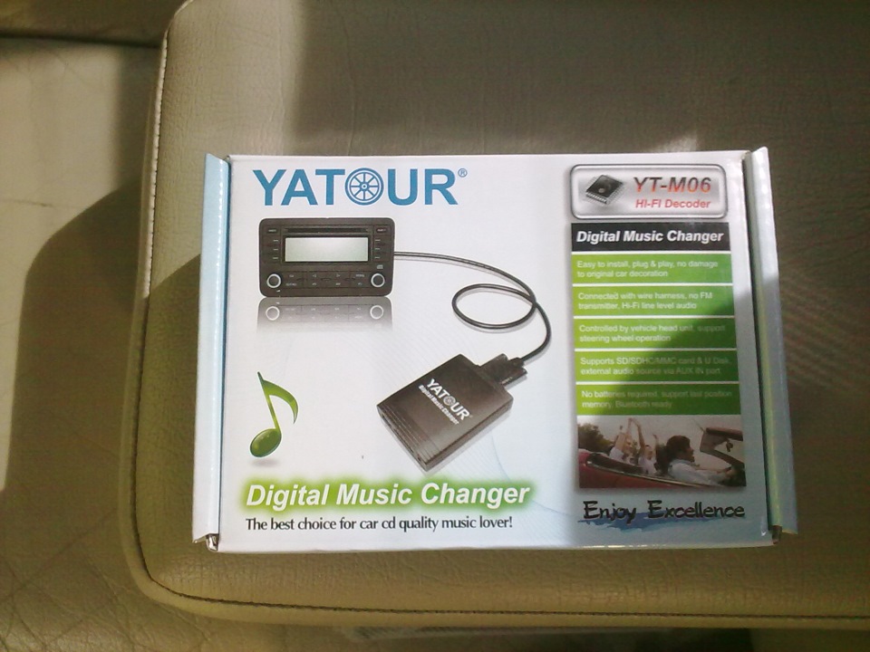 Digital Music Changer YATOUR в штатную голову SC-805 — Volvo S70, 2 л ...