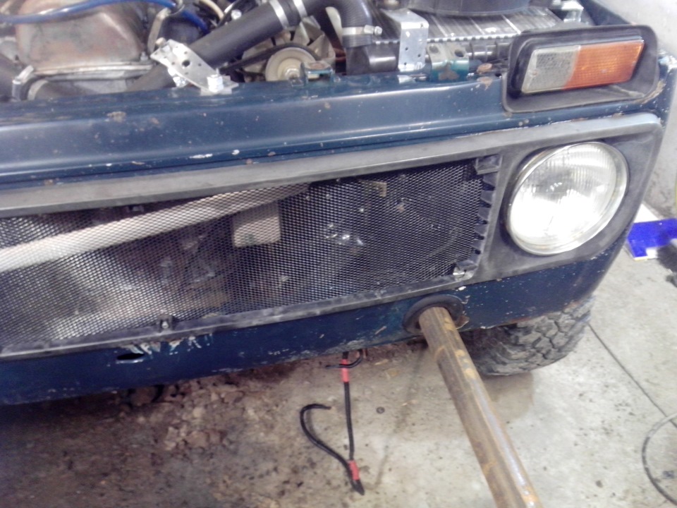 Подготовка Нивы к зомби апокалипсису или варим новый бампер. — Lada 4x4 ...