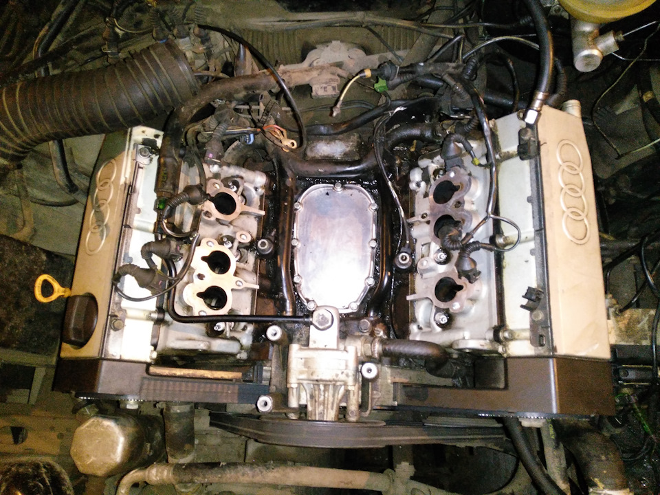 Решил почистить впускной коллектор — Audi A6 (C4), 2,6 л, 1994 года ...