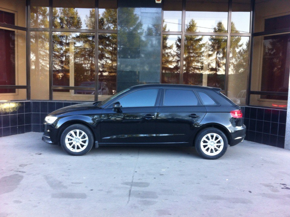 Брызговики и насадка. — Audi A3 Sportback (8VA), 1,2 л, 2014 года ...
