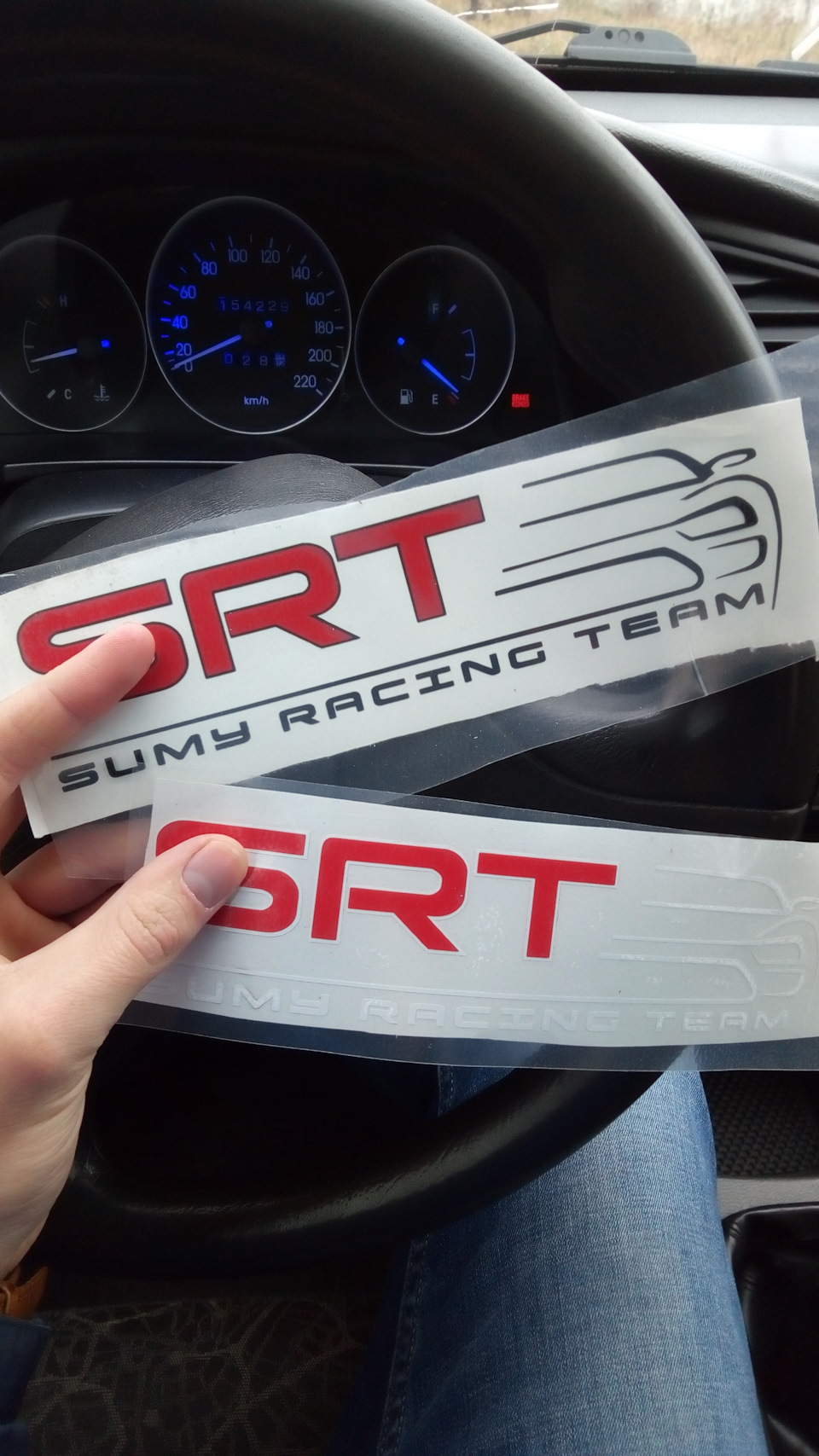Наклейки от команды SRT Sumy Racing Team — Daewoo Lanos, 1,4 л, 2007 ...