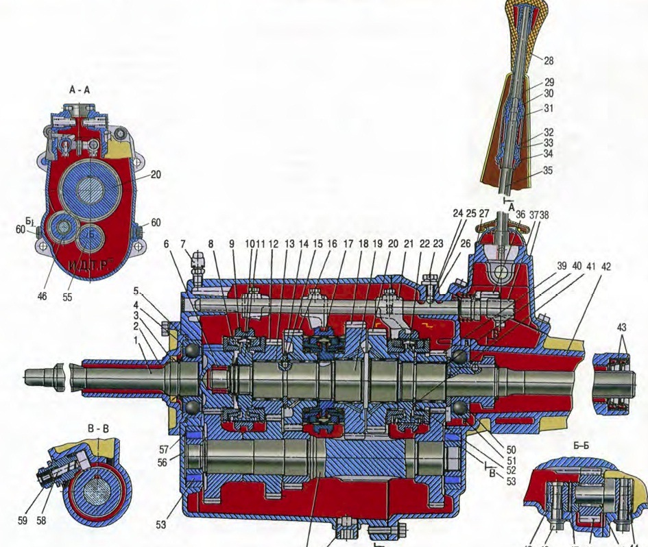 Коробка газ 3302 схема