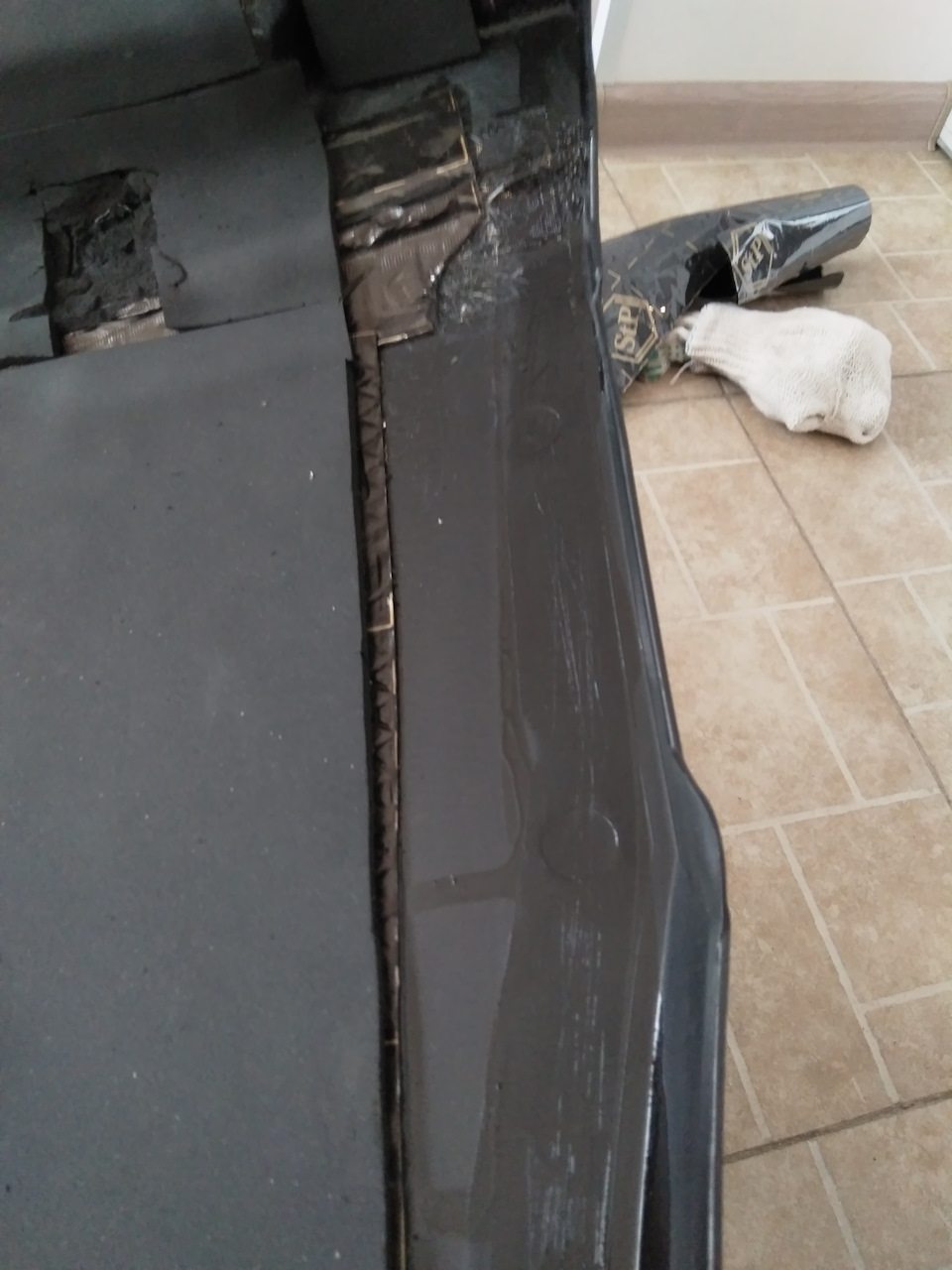 усиливаем всю верхнюю часть кромки двери — Renault Scenic RX4