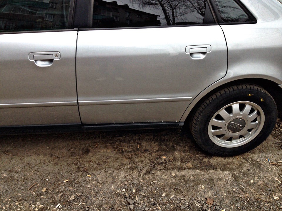 #13. Молдинг двери. — Audi A4 (B5), 1,6 л, 1998 года | своими руками ...