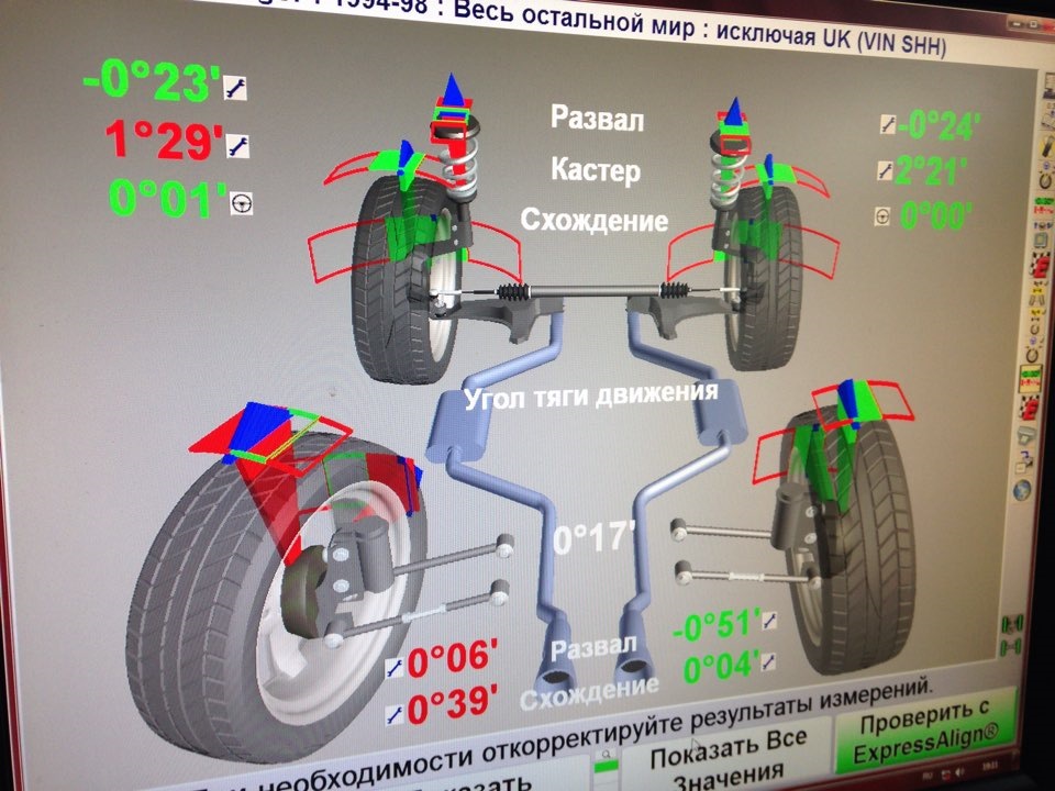 развал схождение мтз 82