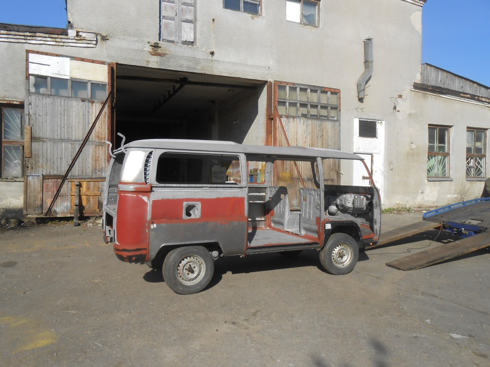 VW Transporter T2a to us for restoration  Part 4