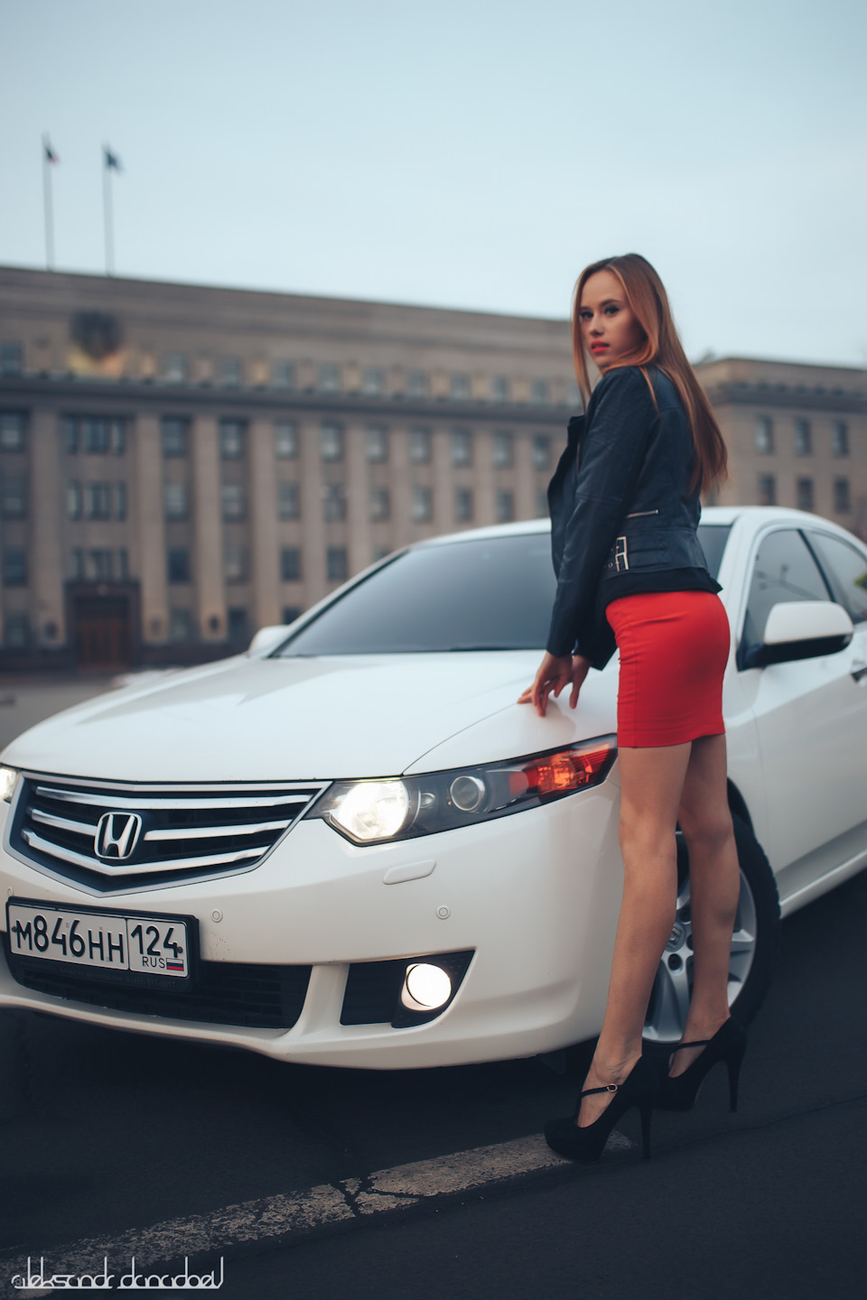 Honda Accord 8 девушка