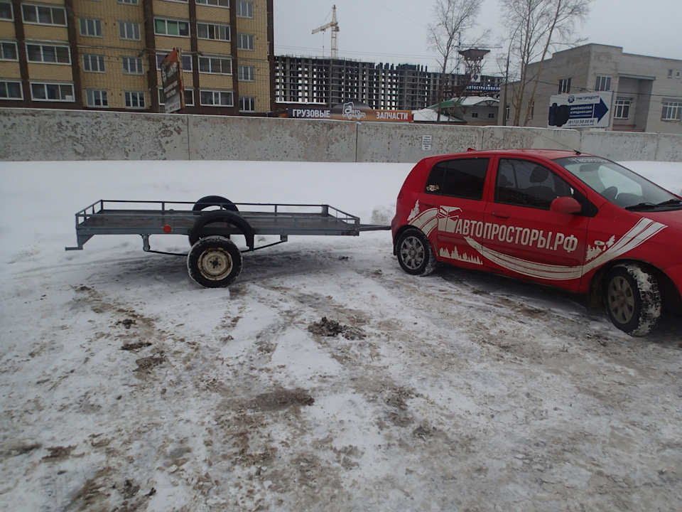 Подарили прицеп-конструктор)))) — Hyundai Getz, 1,4 л, 2008 года ...