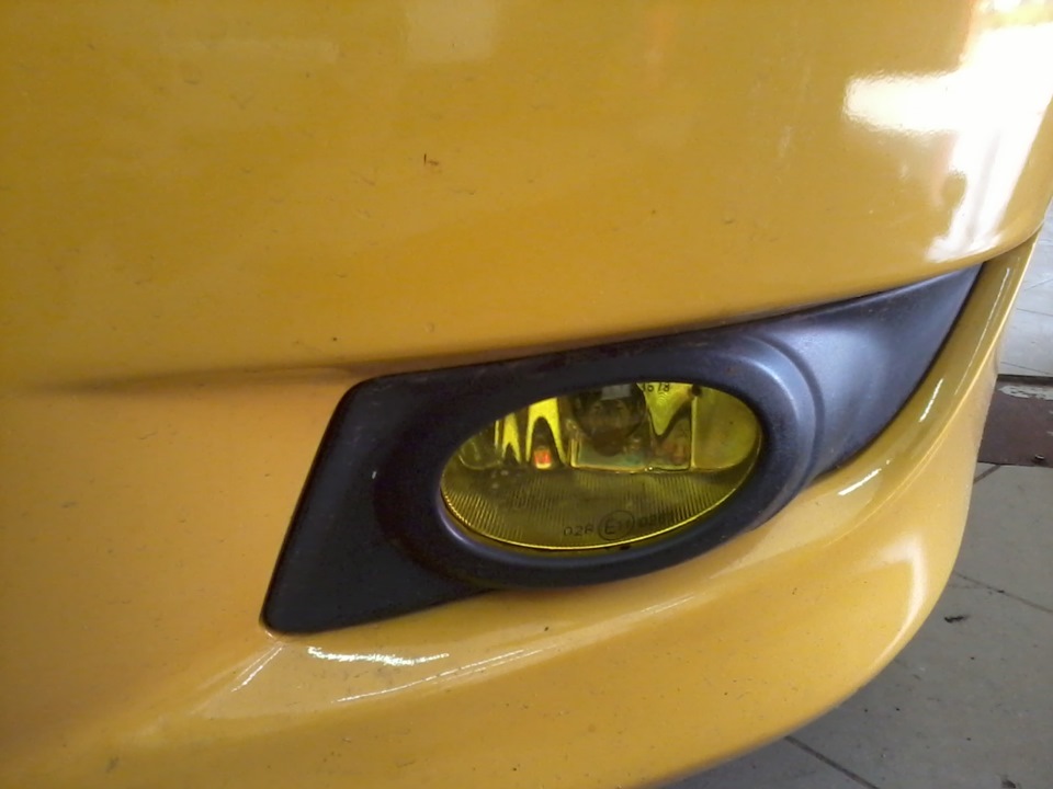 Желтые противотуманки — Mazda 3 (1G) BK, 1,6 л, 2004 года | стайлинг ...