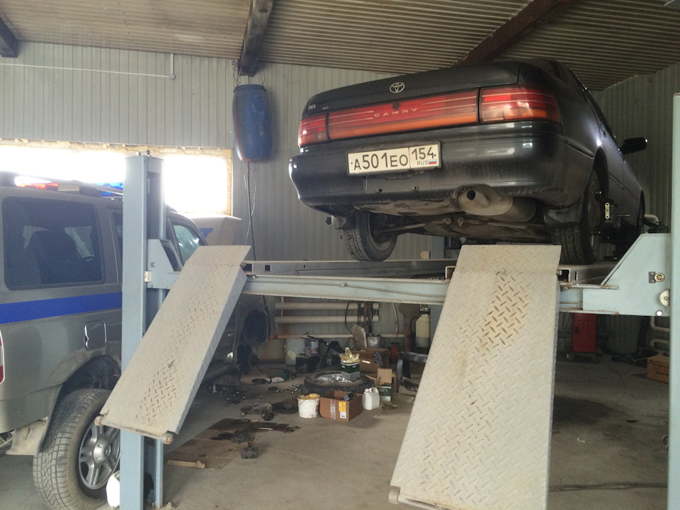 Трясет руль после 40 км/ч — Toyota Camry (V30), 1,8 л, 1991 года ...