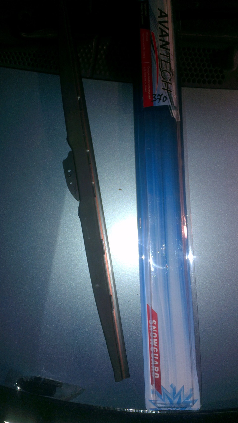 Замена дворников на зиму (Avantech) — Honda Fit (1G), 1,3 л, 2005 года ...