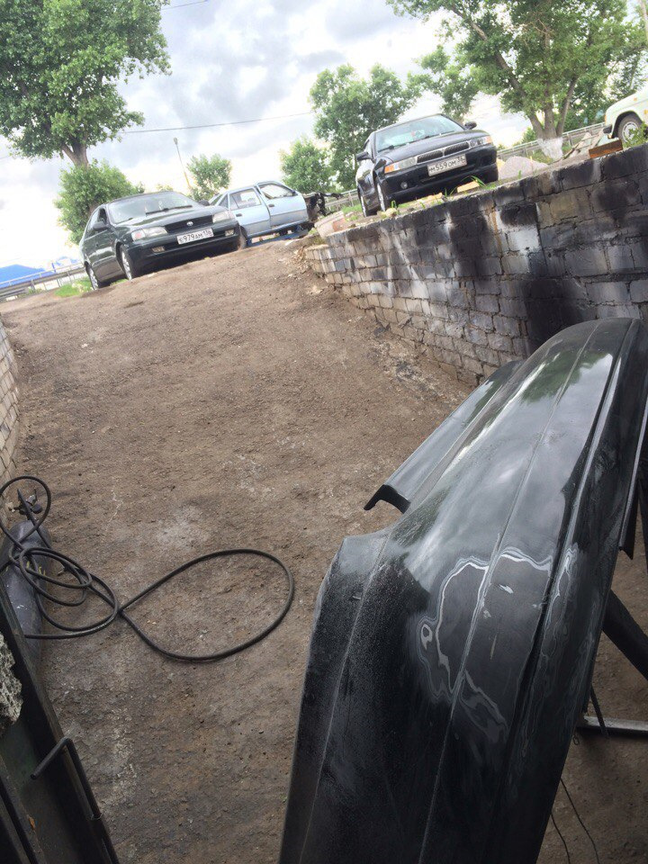 Притер бампер (((( — Toyota Carina E, 2 л, 1996 года | кузовной ремонт ...