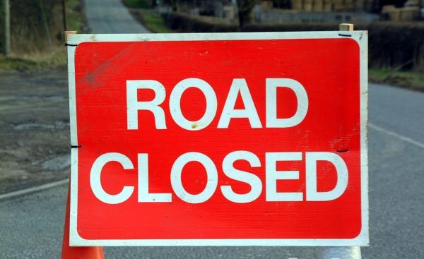 Road is closed. Road is closed