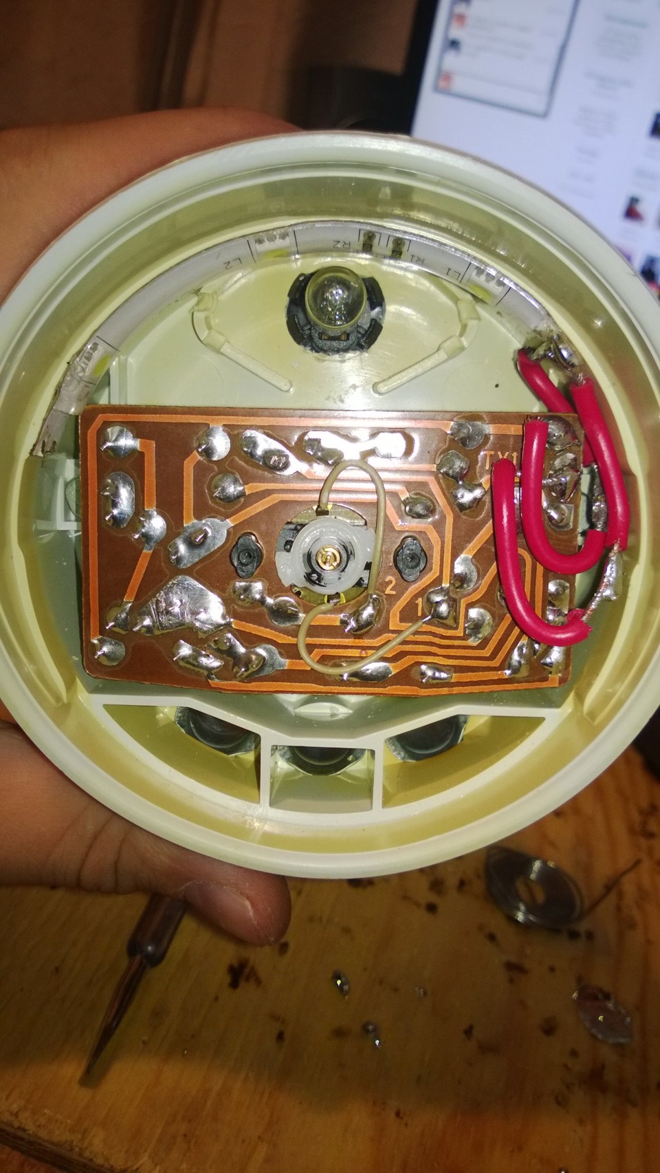 Переделка и установка тахометра от ваз 2106 — Lada 21013, 1,2 л, 1986 ...