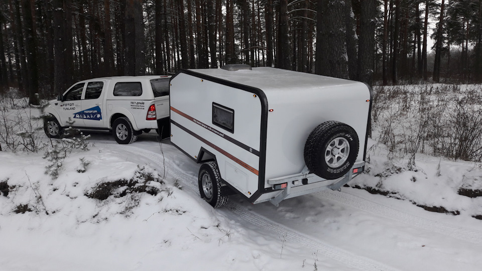 Тест-драйв пикапа Фотон Тунланд с прицепом Via Lander (домашнее видео ...